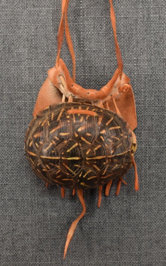 Cherokee Patterns Rattle CHEROKEE INDIAN TURTLE RATTLE