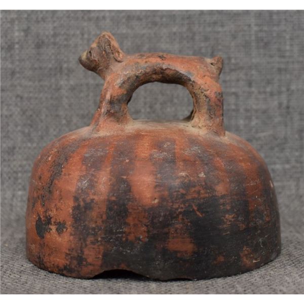 PRE COLUMBIAN POTTERY LID