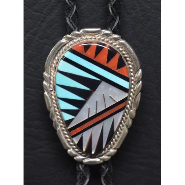 ZUNI INDIAN SILVER BOLO (LGL)
