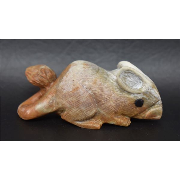 ZUNI INDIAN STONE FETISH (SIGNED)