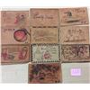 Image 2 : Novelty Leather Postcards 30 Cards
