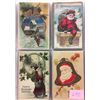 Image 2 : Santa Holiday Christmas Greeting Album 60+ Postcards