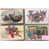 Image 2 : Patriotic George Washington Holiday Greeting Album 80+ Postcards