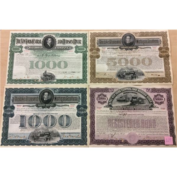Railroad Bonds 16 Different
