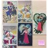 Image 2 : Holiday Greetings Silk Novelty Postcards 2 Santa Cards 13 Total