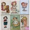 Image 2 : Signed Artist Wiedersam & Drayton Children Greeting  & Holiday Postcards 19