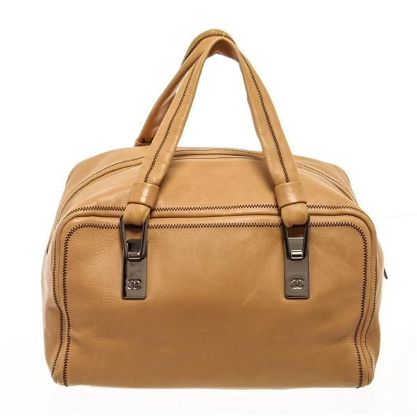 Chanel Brown Leather Handbag