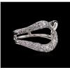 Image 1 : 1.10 ctw Diamond Ring - 14KT White Gold