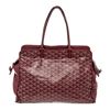 Image 1 : Goyard Burgundy Goyardine Canvas Leather Sac Hardy PM Tote Bag