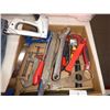 Image 1 : misc tools: wrench, clamps, stapler, file, hammer