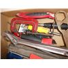 Image 2 : misc tools: wrench, clamps, stapler, file, hammer