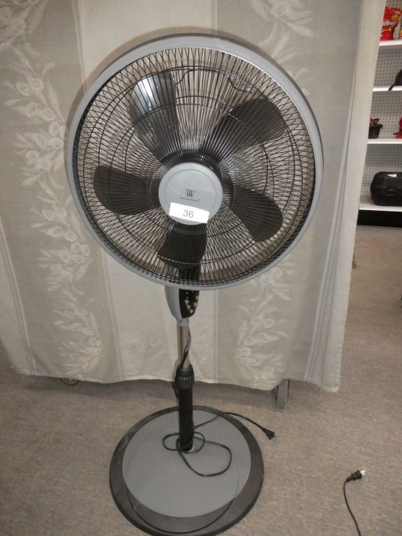 Weatherworks oscillating stand fan works