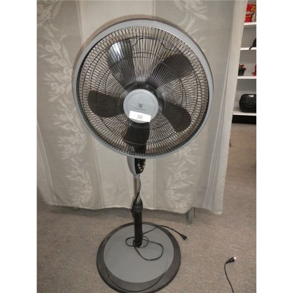 Weatherworks oscillating stand fan works