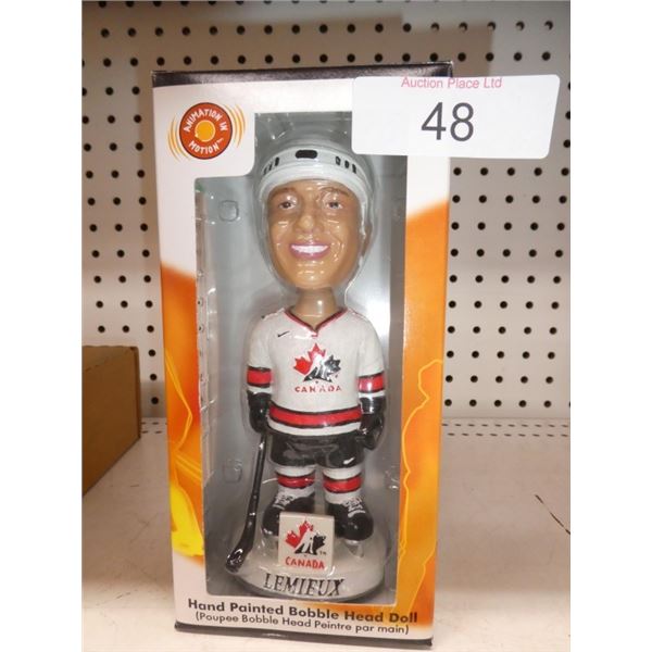 hand painted bobble head doll - Lemieux