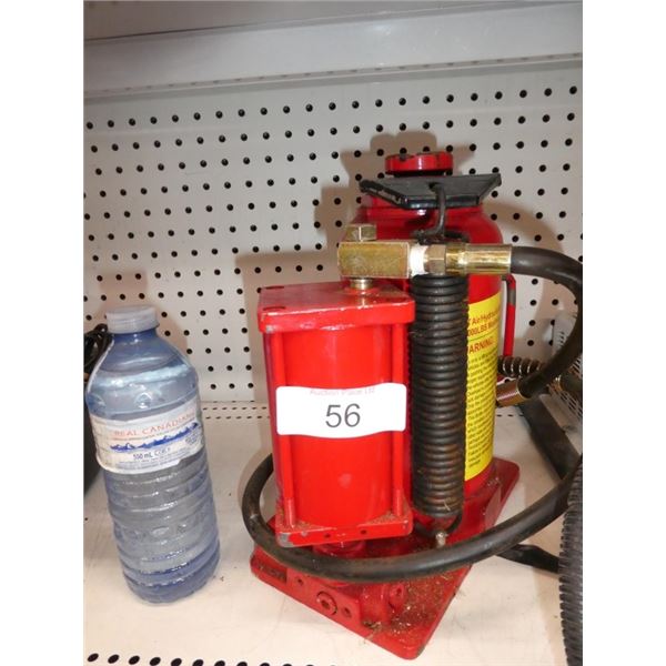20T air/hydraulic bottle jack 44,000 lbs max