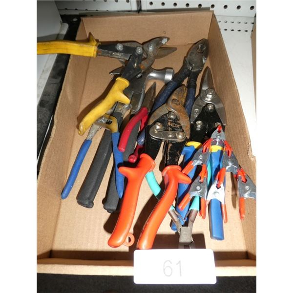 snips, hammer, clamps