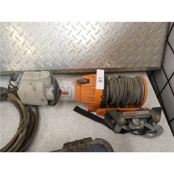12 V DC winch