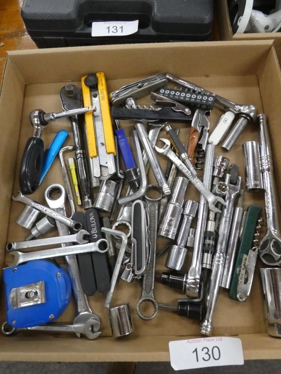 socket wrenches, sockets, pocket knives