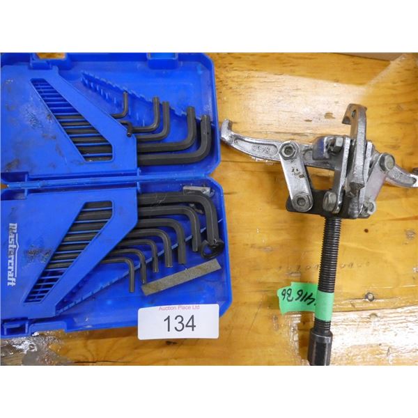 Mastercraft allen key set & bearing puller