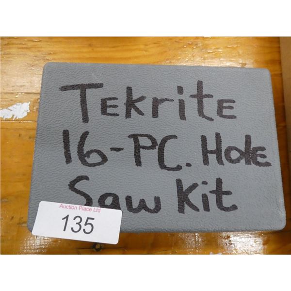 Tekrite 16-pc hole saw kit