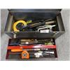 Image 1 : toolbox w/ tools: wire brush, pliers, tape