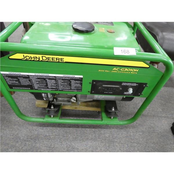 John Deere generator GX160 Honda 5.5 c/w cover