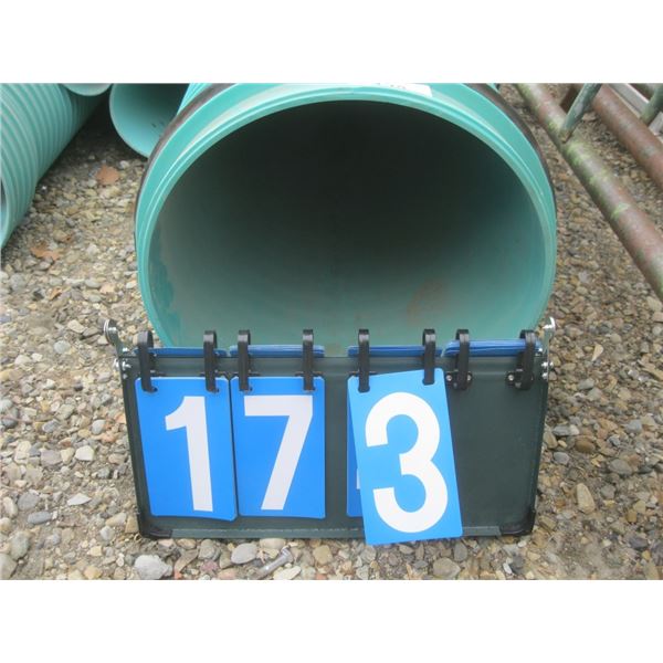 13' x 15" Water / Sewer Pipe