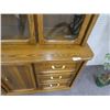 Image 2 : wooden china cabinet 2 pcs