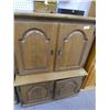 Image 1 : wooden storage cabinet