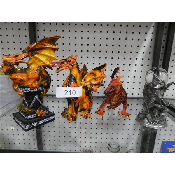 decorative dragon figurines