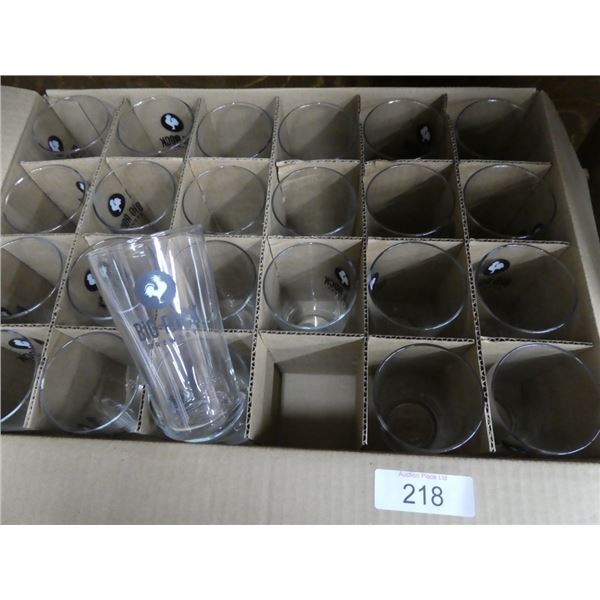 Big Rock brewery glasses