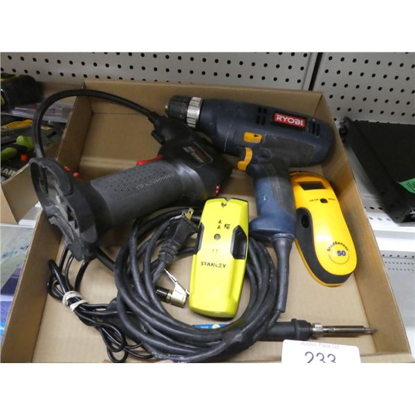 Ryobi drill, stud sensors