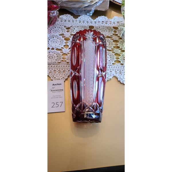 Crystal Ruby Vase A