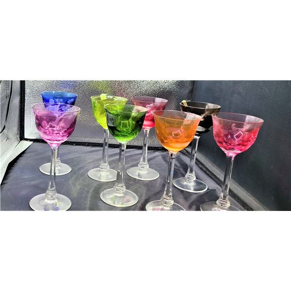 Moser Crystal Wine Glasses A