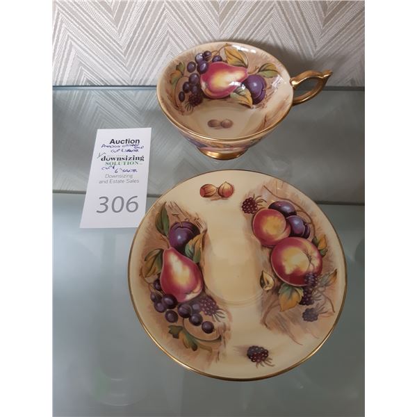 Aynsley Orchard Gold Tea Cup & Saucer A