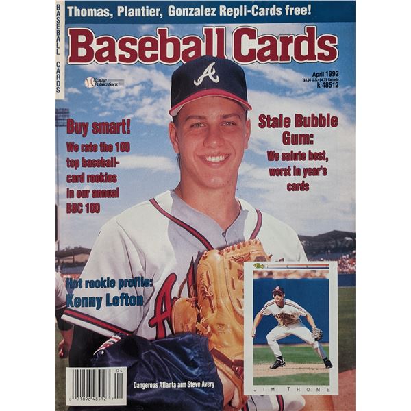 Baseball Cards Magazine April 1992