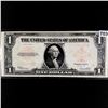 Image 1 : 1923 LG $1 Dollar Silver Certificate ABOUT UNC