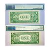 Image 2 : (2) 1935 $1 Silver Cert.'s PMG
