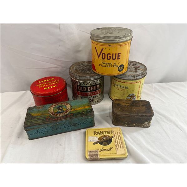 Vintage Tins Lot