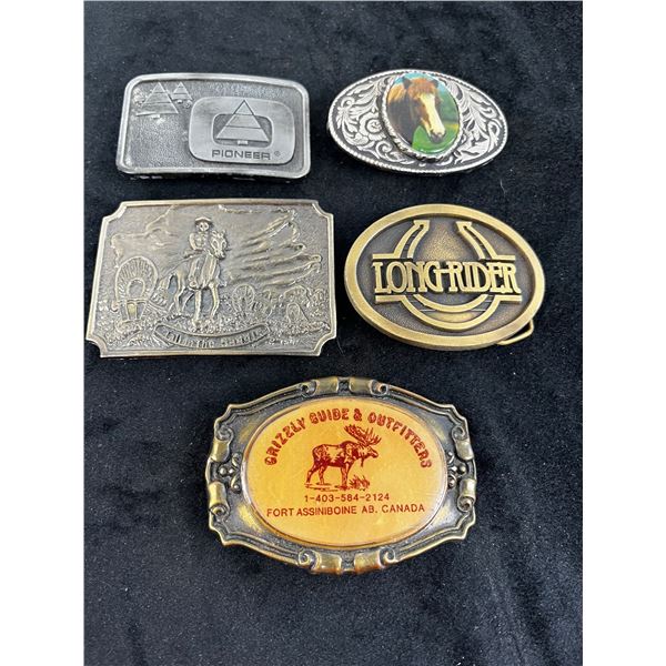 Assorted Belt Buckle Lot