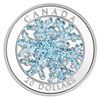 Image 2 : 2017 $20 Snowflake Dendrite Ice Crystal 1OZ Pure Silver Proof Canada Coin