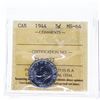 Image 3 : Group of 4 Canada Five Cents - 2 x 1944, 1952, 1958 - All MS64 ICCS