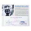Image 1 : HAROLD BALLARD A Legend in Sports - Maple Leaf Gardens Vintage Cheque Hand Signed by Harold Ballard,