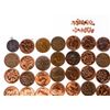 Image 3 : Bag/Lot Mixed One Cent Coins Canada Etc.
