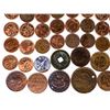 Image 4 : Bag/Lot Mixed One Cent Coins Canada Etc.