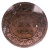 Image 1 : Canada 1884 Large Cent Coin BVF30 Obverse 2