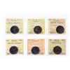 Image 1 : Collection of 6 Canada Large 1 Cent Coins, 1800-1900's ICCS