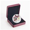 Image 3 : 2018 $20 Queen Elizabeth II's Maple Leaves Brooch with Pearl - Pure Silver Coin