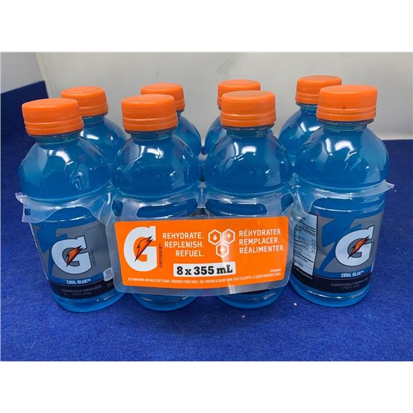 Gatorade Cool Blue Electrolyte Beverage (8 x 355ml)