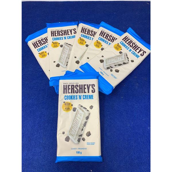 Hershey's Cookies n' Creme Candy Bars (6 x 108g)